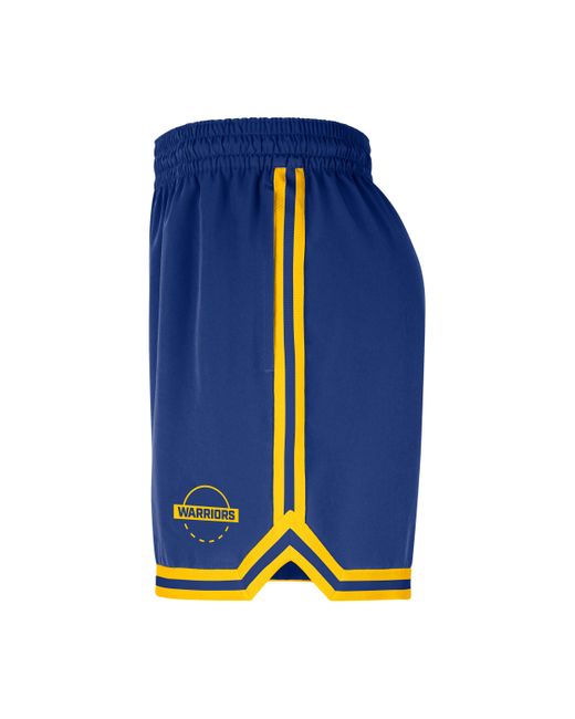 Nike Blue Golden State Warriors Dna Dri-Fit Nba 6" Uv Woven Shorts for men