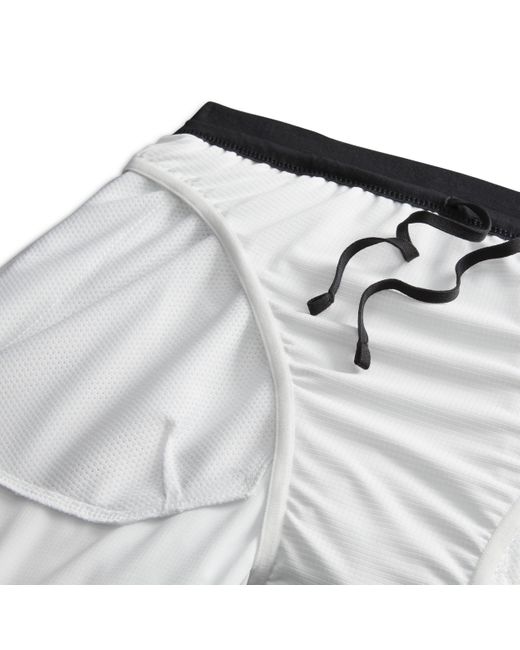 Shorts da running 13 cm con slip foderati flex stride run energy di Nike in White da Uomo