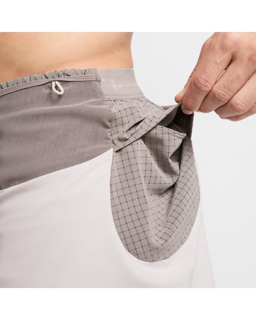 Nike Blue Trail Second Sunrise 5" Dri-Fit Adv Brief-Lined Running Shorts for men