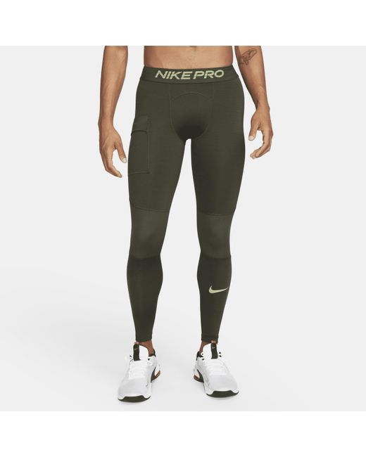 nike pro warm tights