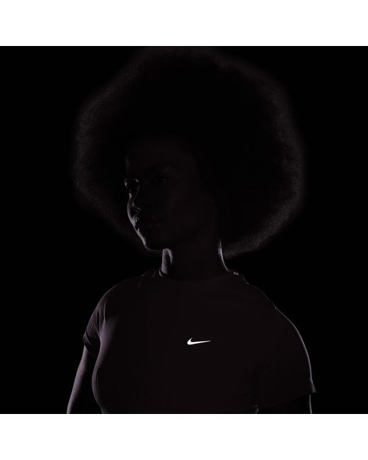 Nike Purple Running Division Dri-fit Adv Short-sleeve Running Top Polyester