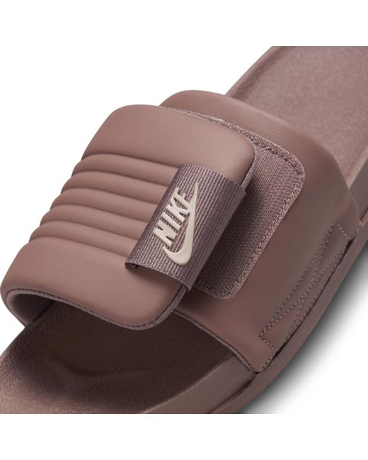 Nike Brown Offcourt Adjust Slides