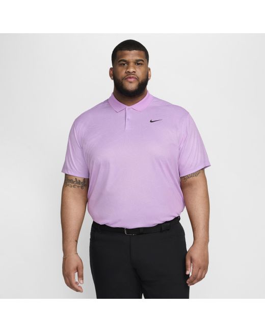 Nike Purple Victory+ Dri-fit Golf Polo for men