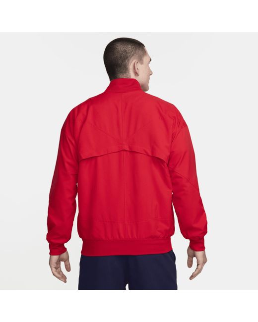 Nike Red Portugal Strike Dri-fit Football Jacket Polyester for men