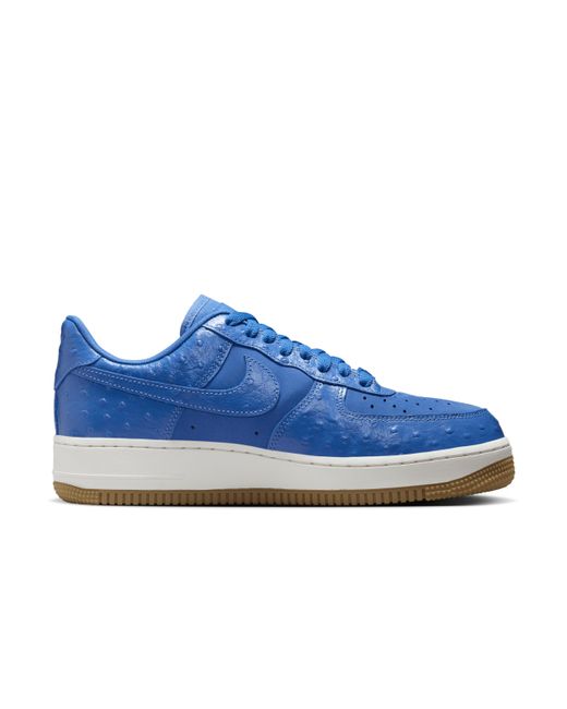 Nike Blue Air Force 1 '07 Lx Shoes Leather