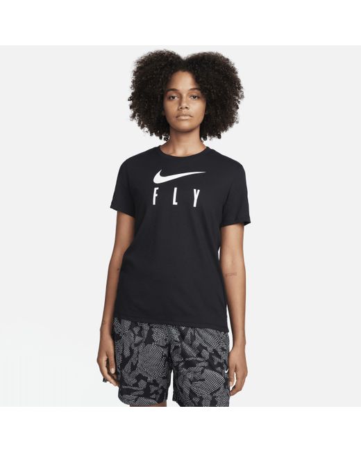 Nike Black Swoosh Fly Dri-fit Graphic T-shirt