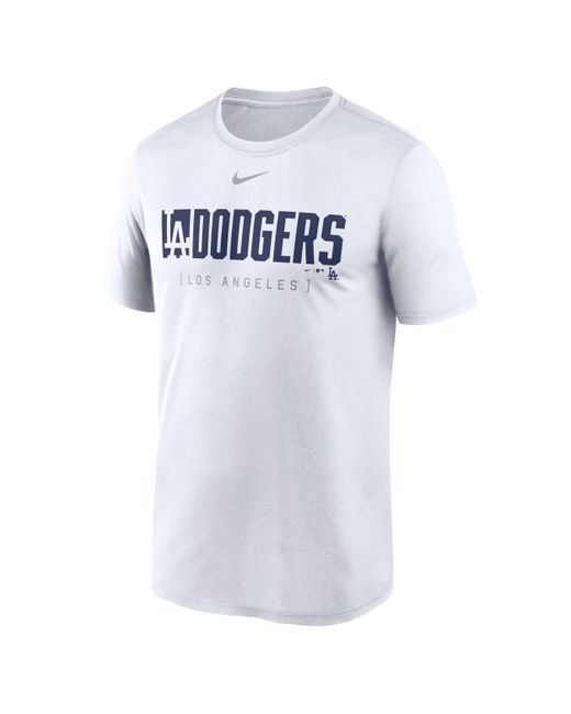 Nike Blue Los Angeles Dodgers Knockout Legend Dri-fit Mlb T-shirt for men