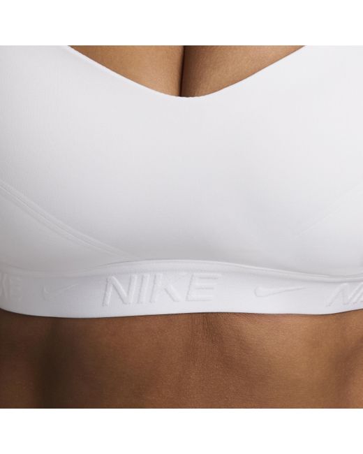 Nike Brown Indy High-support Padded Adjustable Sports Bra