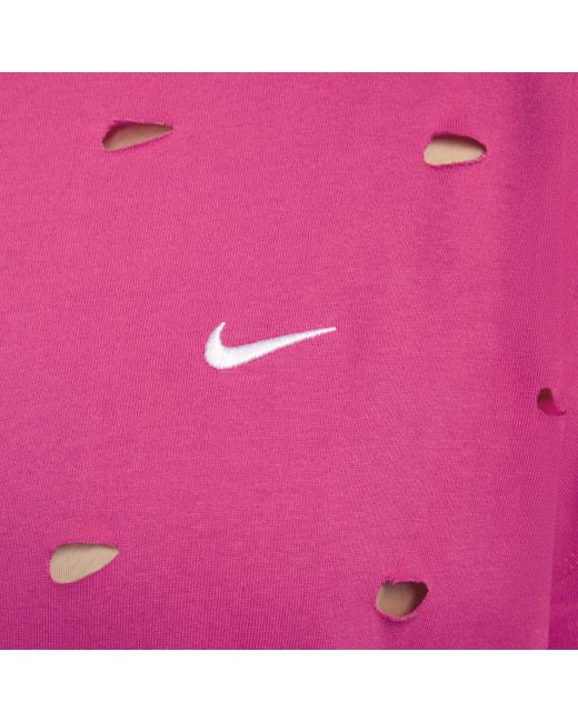 Nike X Jacquemus Swoosh T-shirt in het Pink