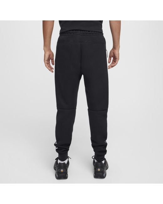 Nike Black Tech Reflective Design Details Fleece Joggers for men