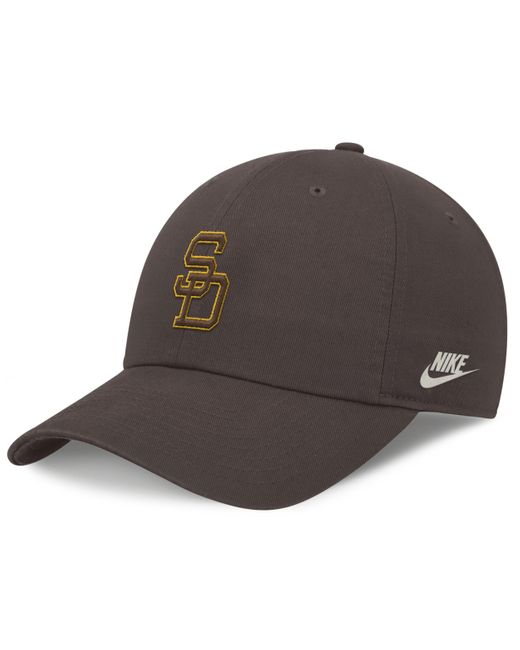 Nike Brown San Diego Padres Rewind Cooperstown Club Mlb Adjustable Hat for men
