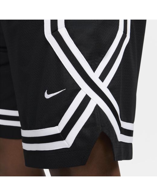 Nike Black Dna Crossover Dri-fit 8" Basketball Shorts for men