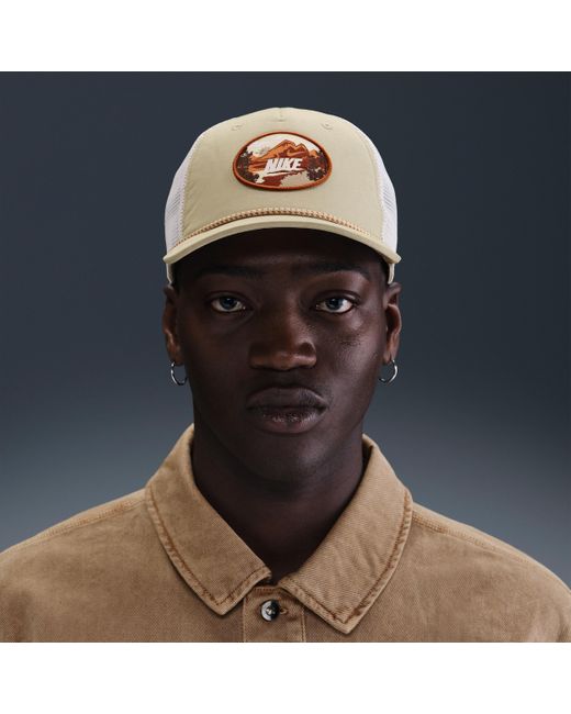 Nike Brown Rise Structured Outdoor Trucker Cap