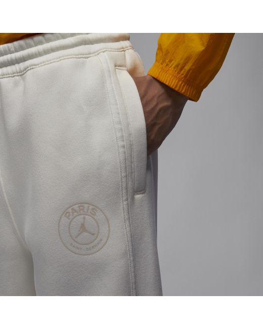 Nike Gray Paris Saint-germain Fleece Trousers Polyester for men