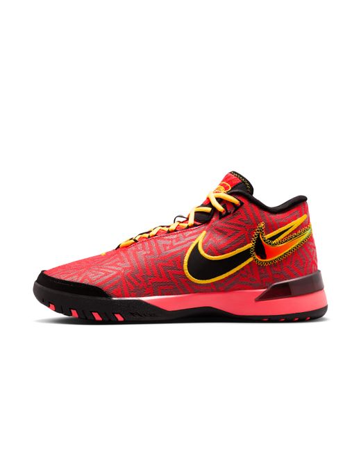 Nike Red Lebron Nxxt Genisus Basketball Shoes for men