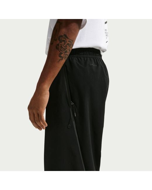 Nike Black Tech Dri-Fit Shori Knit Pants for men