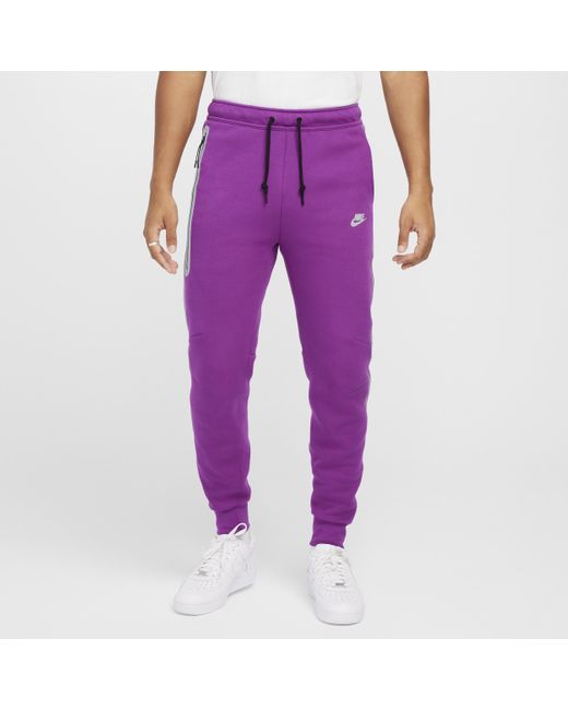 nike tech pants purple