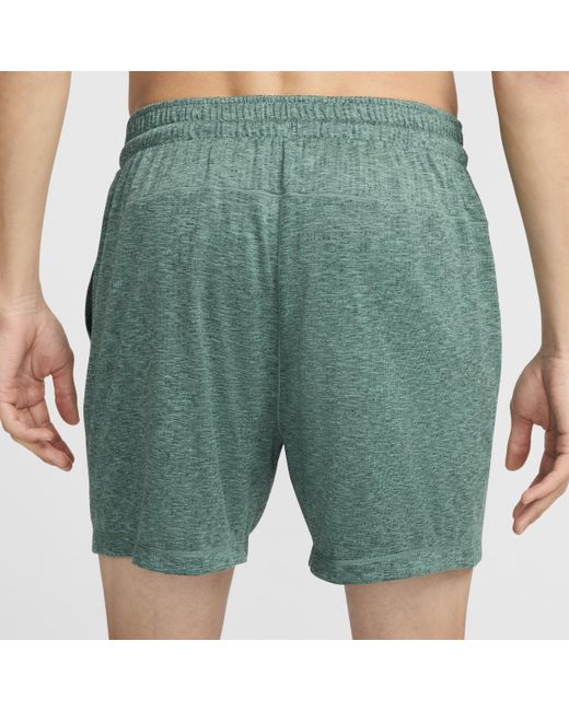 Nike Green Yoga Dri-fit 5" Unlined Shorts for men