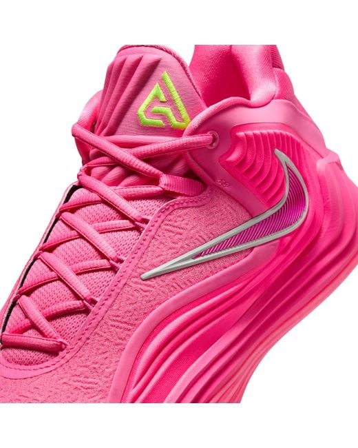 Nike Pink Giannis Freak 7 'Live Wire' Basketball Shoes for men