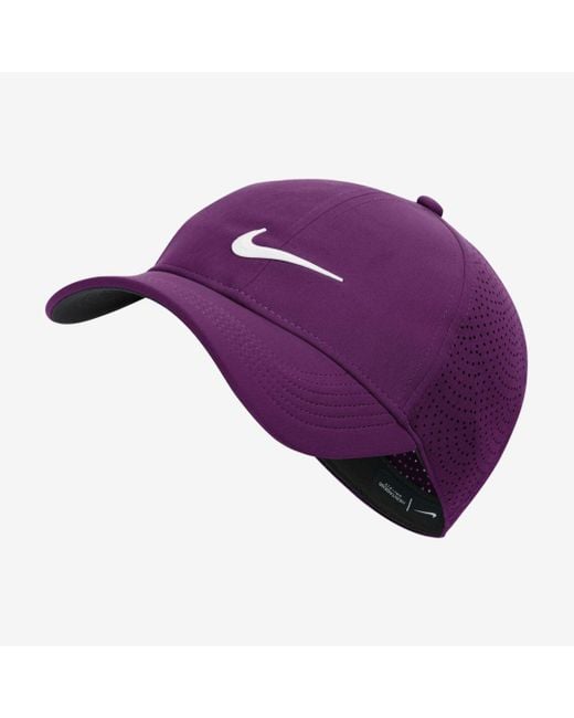 Nike Purple Aerobill Heritage86 Women's Golf Hat