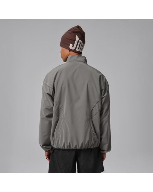Nike Gray Brooklyn Hike Mike Reflective Draft Jacket for men