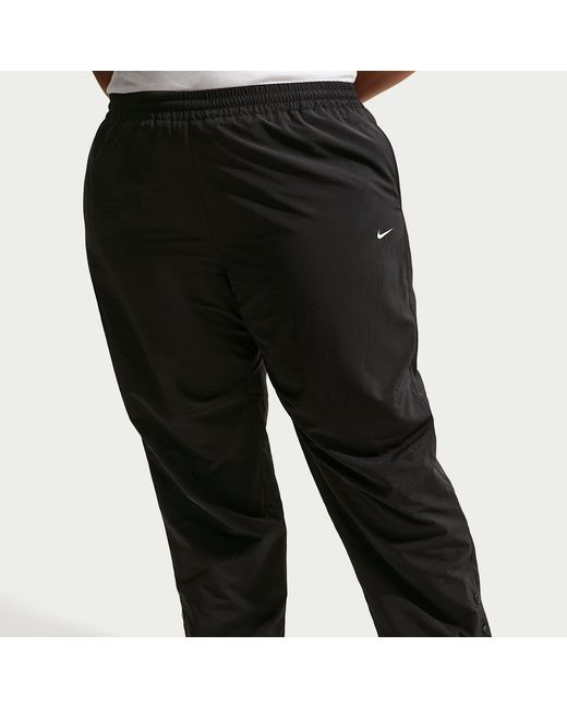 Nike Blue Sportswear Oversized High-Waisted Woven Pants (Plus Size)