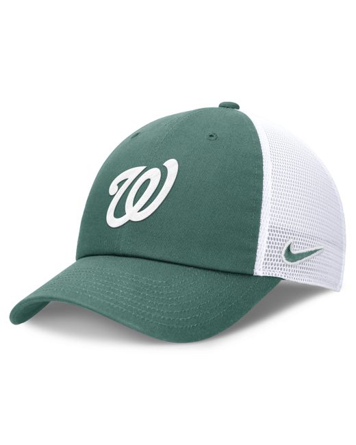 Nike Green Washington Nationals Bicoastal Club Mlb Trucker Adjustable Hat