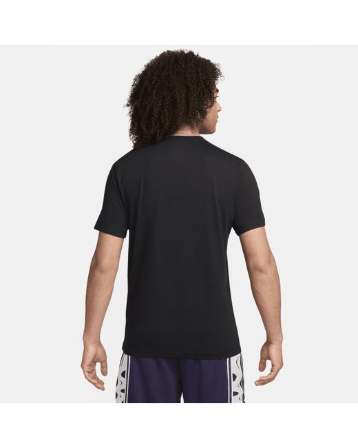 Nike Blue Basketball T-shirt Cotton for men