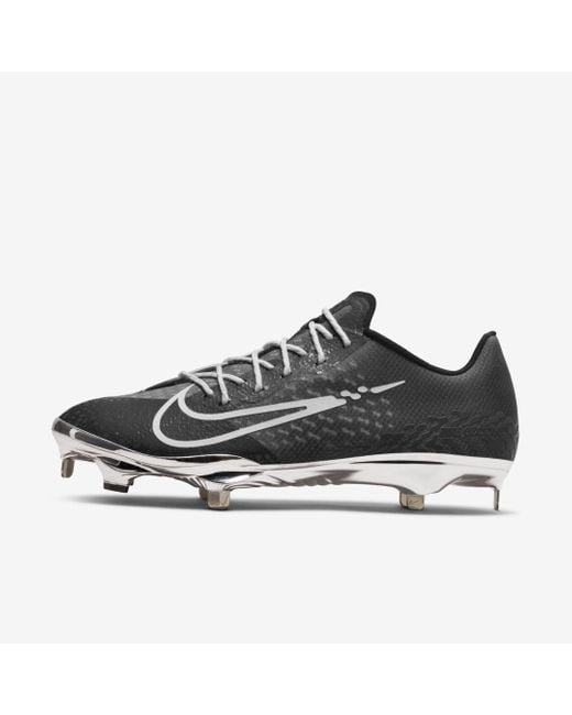 Nike React Vapor Ultrafly Elite 4 Baseball Cleat in White,Metallic