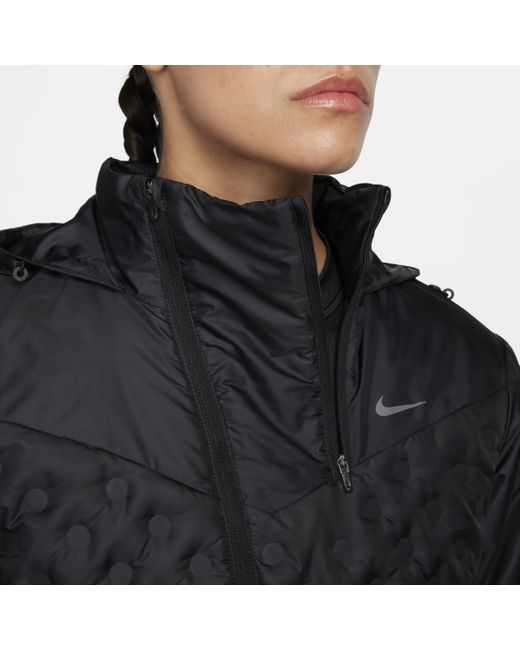 Nike Blue Therma-fit Adv Repel Aeroloft Running Jacket