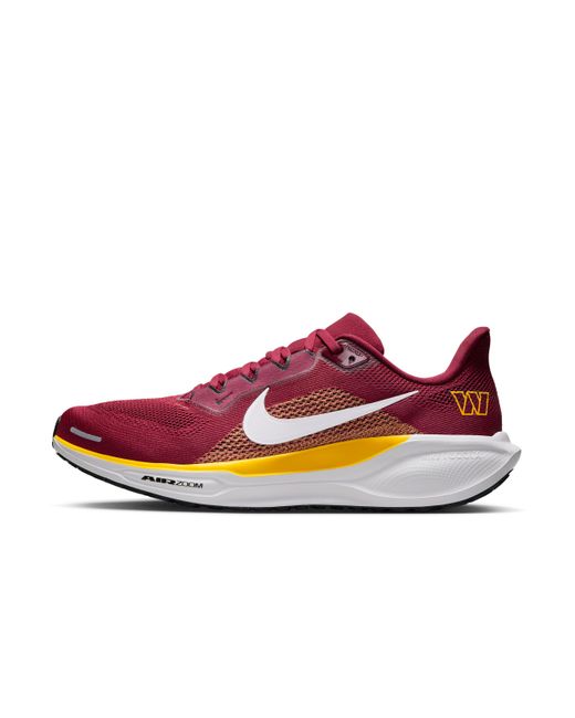 Nike Red Washington Commanders Pegasus 41 Nfl Road Running Shoes for men