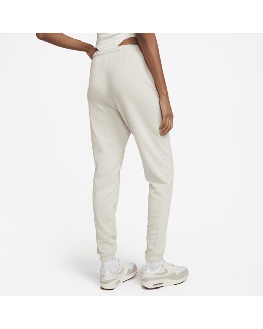 Nike Natural Sportswear Chill Terry Slim High-waisted French Terry Tracksuit Bottoms Polyester