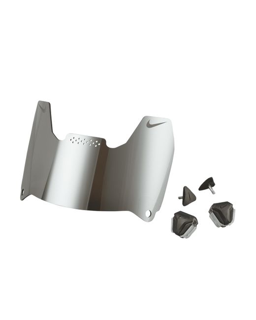 Nike Vapor Chrome Football Eye Shield In Grey, in Gray Lyst