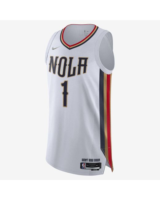 Nike Synthetic New Orleans Pelicans City Edition Drifit Adv Nba