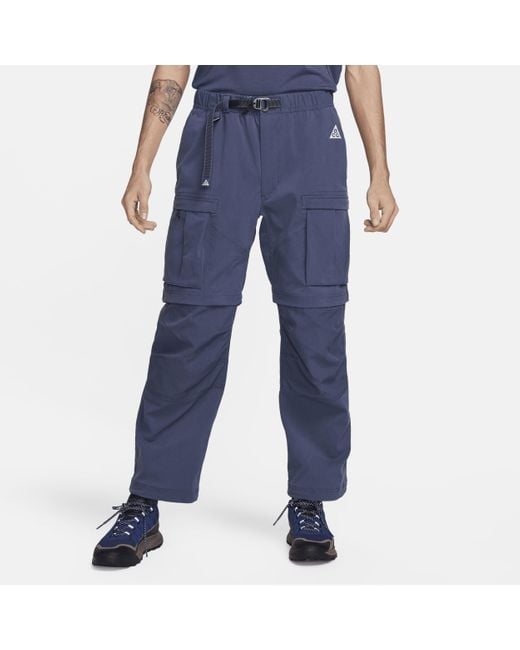 Pantaloni cargo acg "smith summit" di Nike in Blue da Uomo