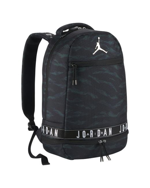 black and grey jordan backpack
