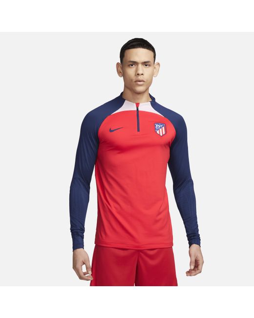 Nike Red Atlético Madrid Strike Dri-fit Football Drill Top Polyester for men