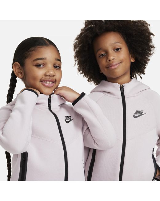 Nike Sportswear Tech Fleece Full-zip Set Tweedelige Hoodieset in het White