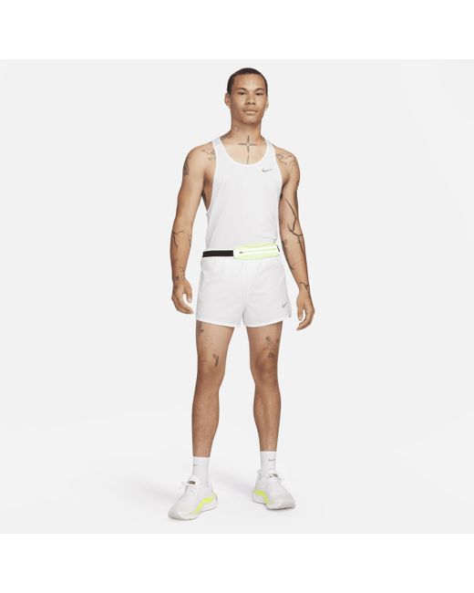 Nike White Fast Dri-fit Running Singlet for men