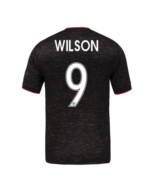 Nike Black Sophia Wilson Portland Thorns Fc 2025 Stadium Away Dri-Fit Nwsl Replica Jersey for men