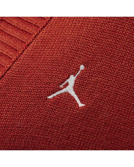 Cardigan dal look vissuto jordan di Nike in Red