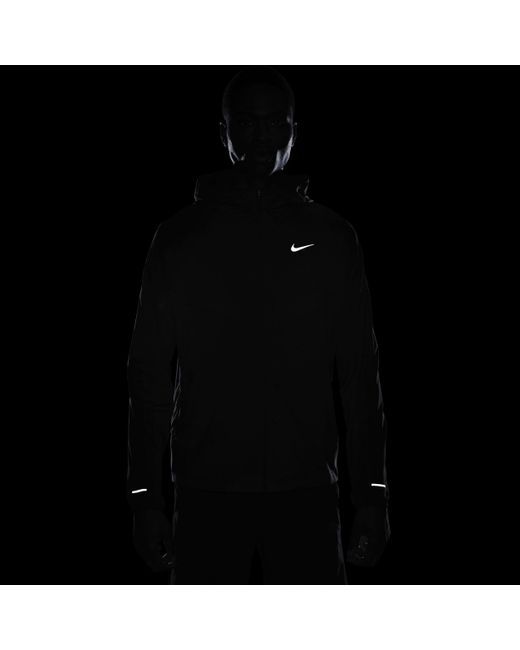 Nike Black Windrunner Repel Running Jacket 50% Recycled Polyester for men
