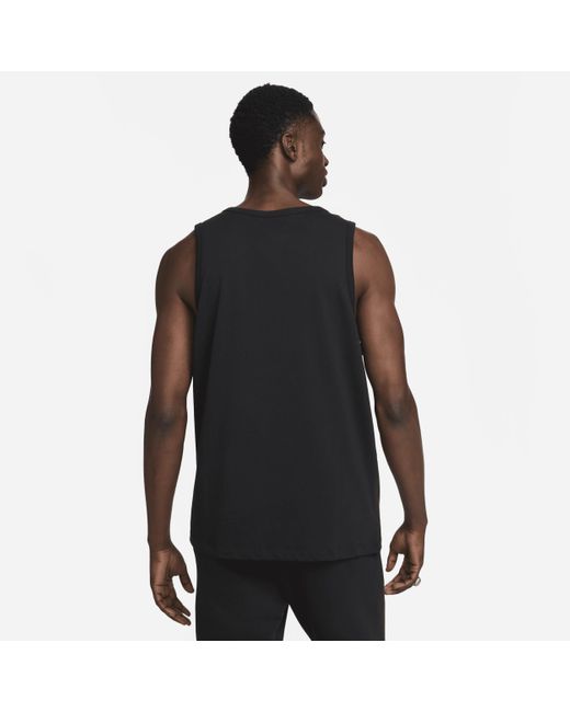 Nike Black Sportswear Premium Essentials Tank Top Cotton for men