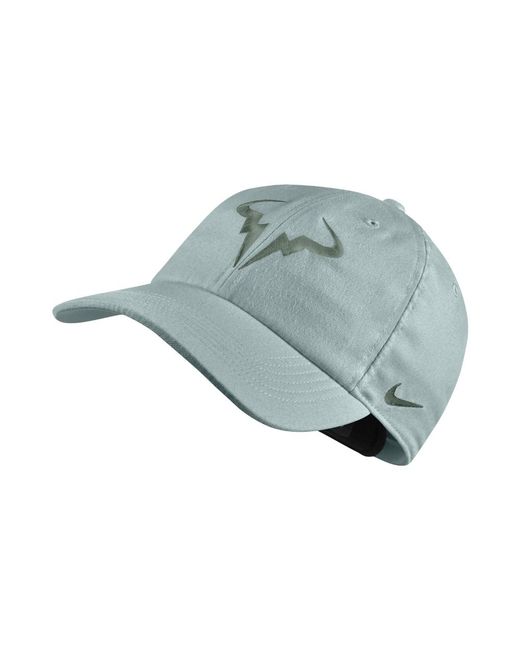 Nike Gray Court Aerobill H86 Rafael Nadal Adjustable Tennis Hat (grey) for men