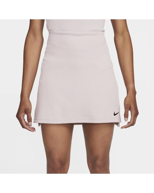 Nike White Tour Dri-fit Adv Golf Skirt 50% Recycled Polyester
