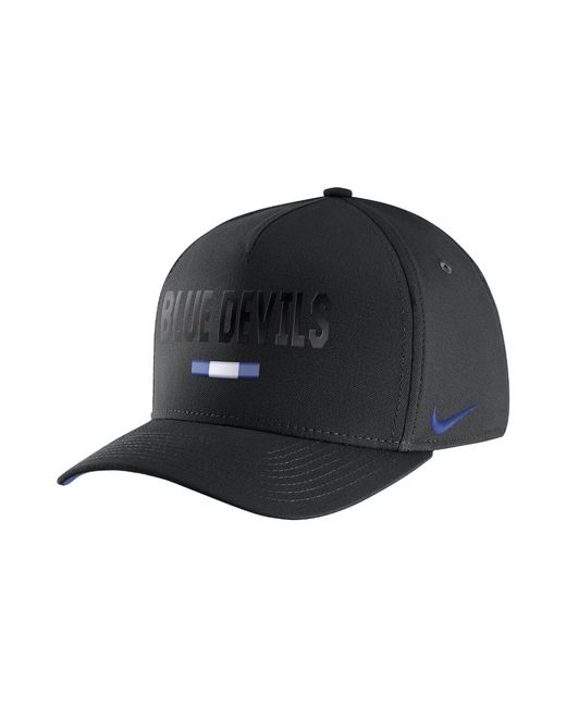Nike Black College Classic 99 Swoosh Flex (duke) Fitted Hat for men