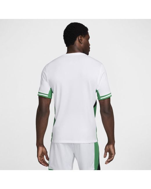 Nike White Nigeria 2024 Stadium Home Dri-fit Football Replica Shirt Polyester for men