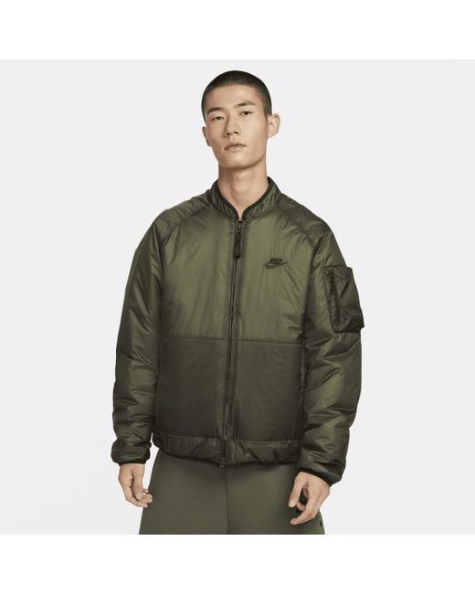 Nike Green Sportswear Tech Therma-fit Loose Insulated Jacket for men