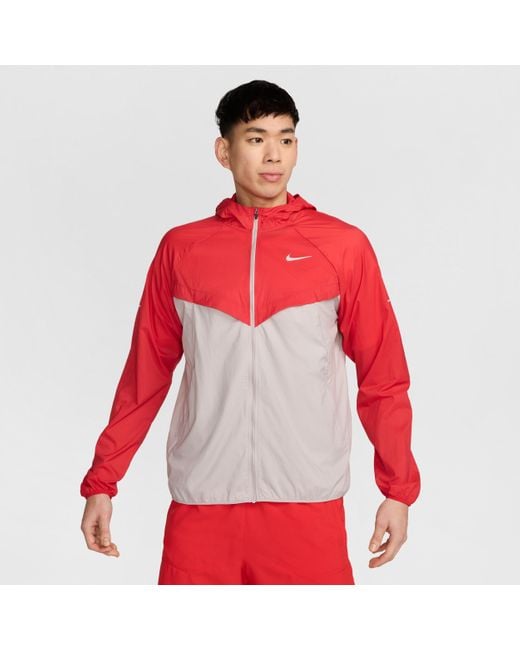 Veste De Running Déperlante Anti-Uv Stride Pour Homme Nike pour homme en coloris Red