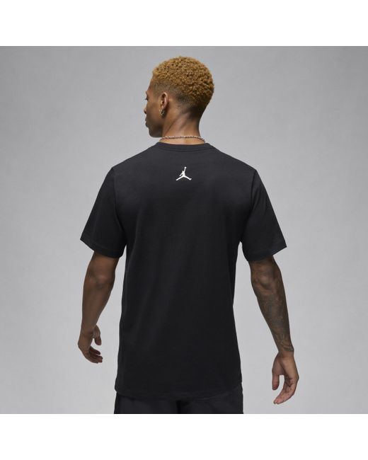 Nike Gray Jordan Flight Essentials T-shirt Cotton for men